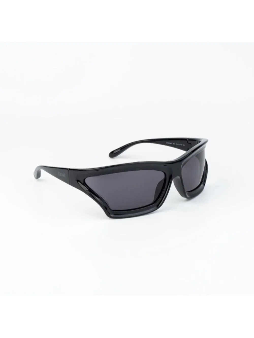 Loewe Men Sunglasses Black Smoke Wraparound LW40143U 01A NEW AUTHENTIC